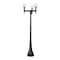 Z-Lite Laurent 3 Light Outdoor Post Mount Fixture, 30in. W x 100in. H, Black 599MP3-564P-BK - alternate 1